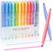EooUooIP Highlighters, 12 Dual Tip pastel highlighter, Dark Colour Highlighters Pens, School Office Supplies Stationery, Bullet Journal Pens…