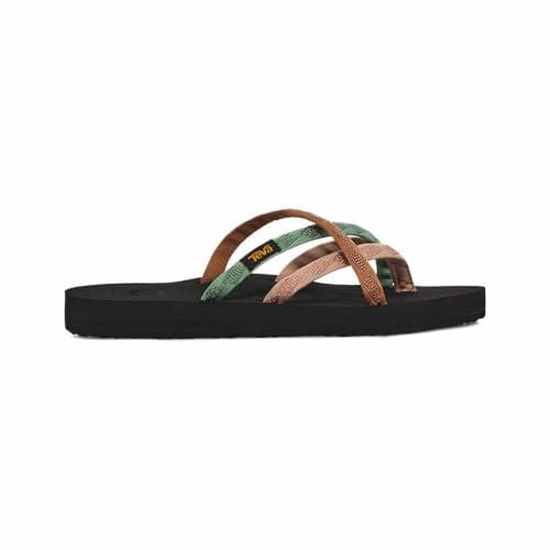 Teva Women's Olowahu Sandal, Mixed B Maple Sugar Multi, 10 UK