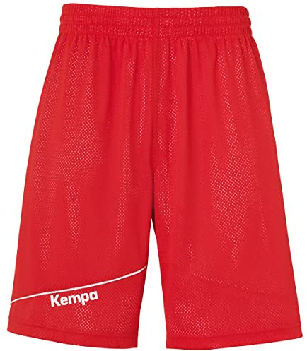 Kempa Herren Kurze Hose Shorts für Sport Fitness Gym Basketball Handball Jogginghose mit elastischem Bund Reversible Shorts