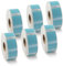BETCKEY - 6 Rollen Blau Adressetiketten Kompatibel mit DYMO 11352(S0722520), 25mm x 54mm, 3000 Farbige Etiketten für LabelWriter 450, 4XL NICHT passend 550 oder 5XL