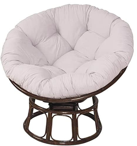 Lifup Hängesessel Kissen, Polster für Hängeschaukel Hängekorb Schaukel Korb, Rund Papasan Sessel Kissen Beige Runden 180 cm