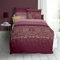 Kaeppel Biber Bettwäsche Kayla aubergine 1 Bettbezug 135 x 200 cm + 1 Kissenbezug 80 x 80 cm