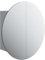 vidaXL Armoire de Salle de Bain Miroir Rond et LED Armoire de Rangement Meuble-lavabo de Toilette Maison Intérieur Gris 40x40x17,5 cm