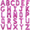 TONIFUL 52 Stück 16 Zoll Rosenrote Buchstabe A-Z Ballons Rosa Benutzerdefinierte Phrase Mylar Folie Alphabet Erstellen Sie Ihr Eigenes Banner für Geburtstag Jubiläum Feier Graduierung Party Supplies