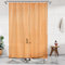 Barossa Design Extra langer innerer Duschvorhang mit 3 Magneten, 182,9 x 213,4 cm, XL, wasserdicht, PEVA, leicht, innerer Duschvorhang für Badezimmer, PVC-frei, Metallösen, transparentes Orange