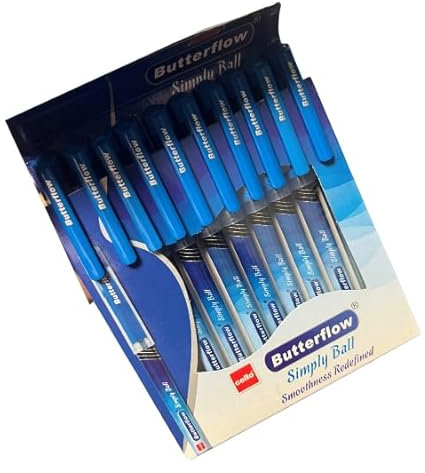 Cello Butterflow Simply Ball Kugelschreiber schwarz | 10 Stück oder 1 Stück (10)