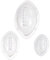 STOBAZA 3pièces Moules à Gâteau Forme De Rugby Lot Pour Glacée Et Décorations De Gâteaux Pour Pâtisserie Et