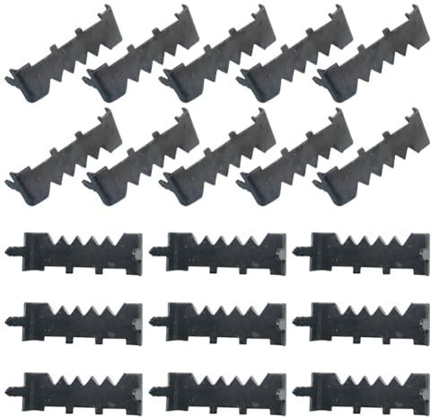 Lot de 200 Petits cintres en Dents de scie pour Cadres Photo sans Clou - Noir
