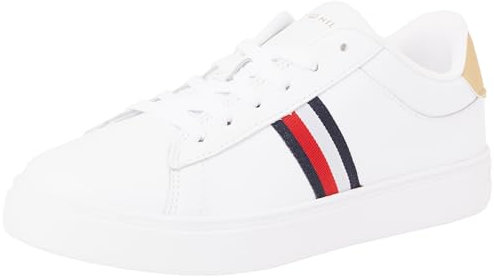 Tommy Hilfiger Runner Sneaker Mujer Essential Low Top, Blanco (White), 38