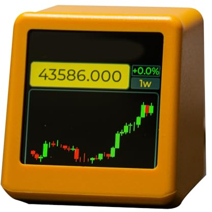 Vereen Für NerdMiner BitCoin-Kryptowährungsanzeige, Wechselkurs, Preis-Tracker, Ticker, Wetterzeituhr C