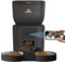 Tensfact Distributeur Automatique de Nourriture pour Chat – Mangeoire avec Caméra Full HD – Gamelle pour Chat – Noir