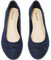 Ataiwee Women's Wide Width Flats Shoes - All-Season Slip-On Round Toe Shoes with Cute Bow Embellishment.(1910004-2412, BL/MF, UK11 Wide)