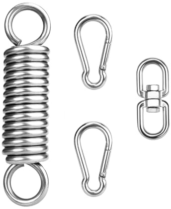CTForest Gancho Columpio, Resorte Hamaca, Gancho Suspensión, para Silla Colgante, Hamaca, Tumbona Colgante