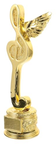 CLISPEED Musikwettbewerb Trophäe aus Resin Leichter Kinderpreis Kompakter Gesangswettbewerb Pokal Dekorative Ehrentrophäe für Kindergarten und Schule