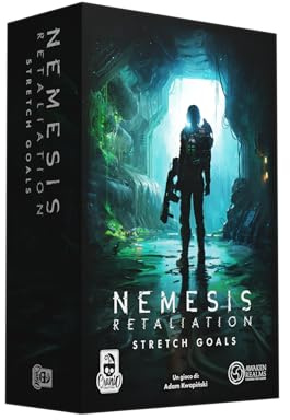 Cranio Creations - Nemesis, Retaliation: Stretch Goals Box - Erweitern Sie Ihre Nemesis Retaliation! - 1-5 Spieler - 120 Minuten - Expertenspiel - Erweiterungen - Alter 14+ - Italienische Ausgabe