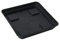Desconocido Pack de 10 Platos Cuadrados Negros de 27x27 cm