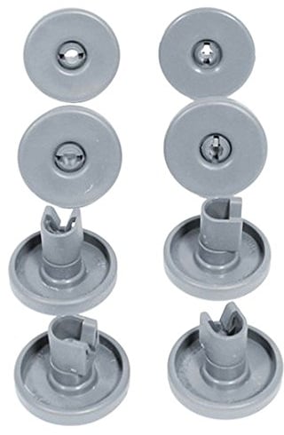 8 rotelle per cestello di ricambio per lavastoviglie Progress PI1310S PI1530X