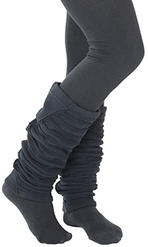 PUREWONDER Damen Stulpen Beinstulpen Beinwärmer Modell Nr. 2 Schwarz