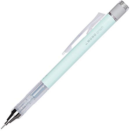 Tombow | MONO GRAPH | Portaminas Profesional 0,5 mm | Ideal para Dibujo y Escritura | Cuerpo Pastel Verde Menta
