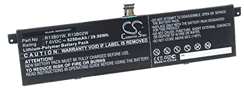 vhbw Akku kompatibel mit Xiaomi Mi Air 13.3 2018 Notebook (5250mAh, 7,6V, Li-Polymer)