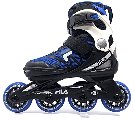 FILA SKATES 010621230 J-ONE Inline skate Unisex BLACK/BLUE Größe M 32-36