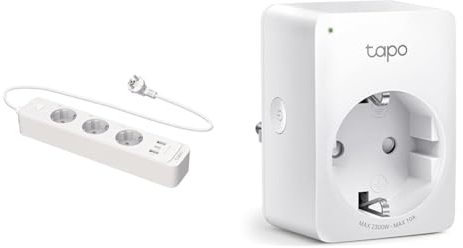 TP-Link Tapo P300 steckdosenleiste mit 2 USB-Anschlüsse & 1 Type C-Anschlüsse & TP-Link Tapo WLAN Smart Steckdose Tapo P100, Smart Home WiFi Steckdose