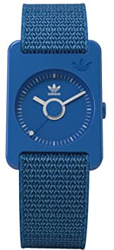 adidas Blau Nylonband Uhr (Modell: AOST225412I), Blau, blu, Armband