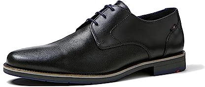 LLOYD Herren Schnürschuhe Laval, Männer Businessschuhe,Derby,Normalweit,lace-up,Shoes,Low-tie,schnürschuhe,schnürer,Derby, SCHWARZ, 42.5 EU / 8.5 UK