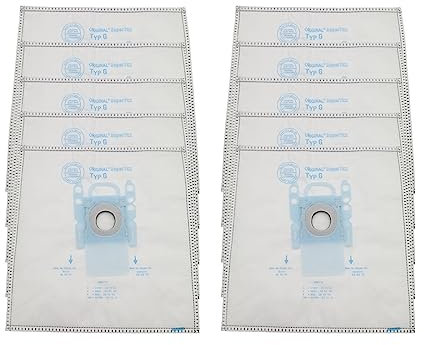 10pcs Vacuum Cleaner Dust Bag Type G Compatible With Bosch Microfibre GXXL GXL MegaAir SuperTex BBZ41FGXXL Compatible With SIEMENS BSG6 BSG7 BSGL3126