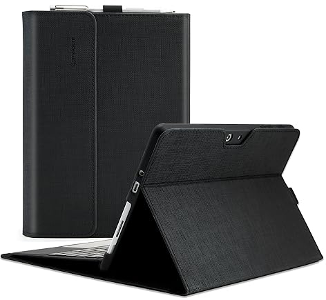 Qymaksom Protective Case for Surface Go 4 2023 /Go 3 2021 /Go 2 2020 /Surface Go 2018,Multiple Angle Viewing Cover,Work with Type Cover Keyboard and Surface Slim Pen 2,for Business,Working,Study