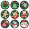 YAOYIN Diamond Painting Untersetzer Weihnachten, 9er Set DIY Erwachsene Mit Halter, 5D Kinder, Bastelset, Für Weihnachts Geschenk
