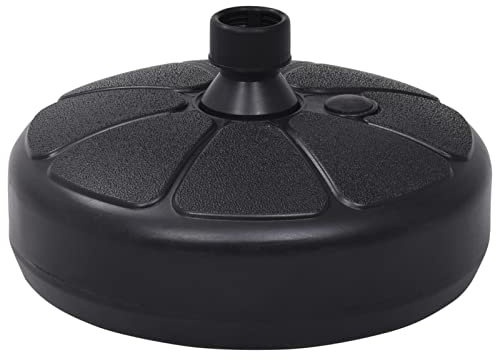 Homgoday Sonnenschirmständer Schirmhalter Schirmständer Ständer für Terrassenschirm Gartenschirm Sonnenschirm Sonnenschirmfuß Garten Terrasse Strand Sand/Wasser 15 L Schwarz