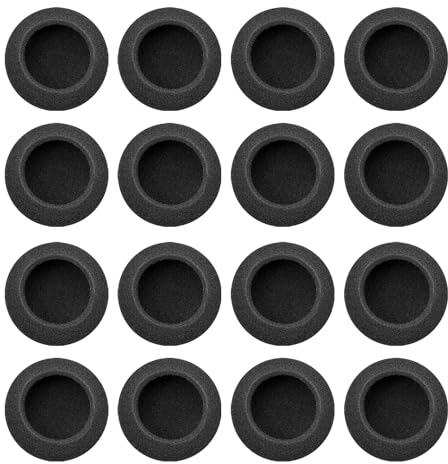 MEMOFYND 16 tapones para auriculares, manguitos intercambiables para auriculares, compatibles con HD15, HD56, PX100, PX200, PC131, PMX100 y auriculares de 50 mm.