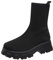 Stivali da donna in maglia elasticizzata Punta tonda Tacchi alti Calzini Stivali Stivali Chelsea con plateau Stivali elasticizzati in maglia Slip-on Stivaletti con calzini antiscivolo