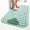 Moulaelos Duschmatte rutschfest, 80 x 50 cm rutschfeste Badematte mit Saugnäpfen, Duscheinlage Komfort Massage, Antirutschmatte Dusche Maschinenwaschbar, Grün