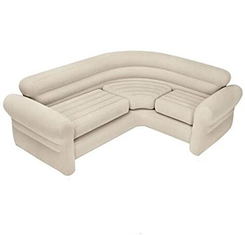 TABKER Sofa Two Person Sofa Casual Inflatable Sofa Bed Corner Lunch Lounge Chair Simple and Convenient Rest Sofa