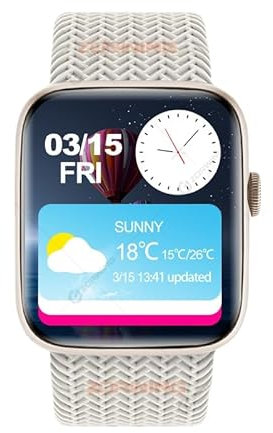 HK9 Pro Max + Gen4 AMOLED Smart Watch Uomo Donna Album Fotografico NFC Bussola Chat GPT Smartwatch Frequenza Cardiaca Orologio Sportivo Aggiornato 2024 (nero)