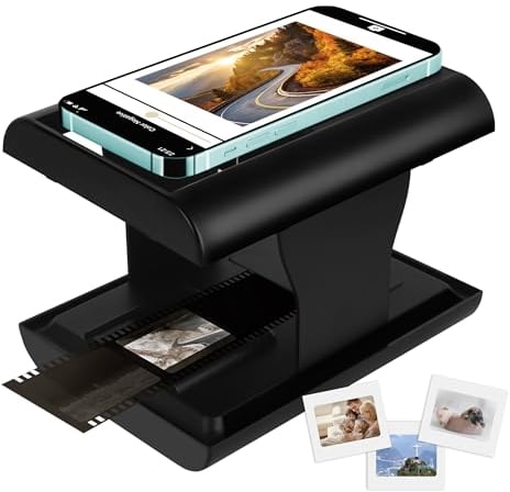 Mobile Film Scanner 35mm, Positive und Negative Diascanner für Scannen und Speichern, Fotoscanner zum Digitalisieren