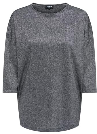 ONLY Damen Top | Normal geschnitten fit, 3/4 Arm, Casual, Bei max. 40 grad waschen