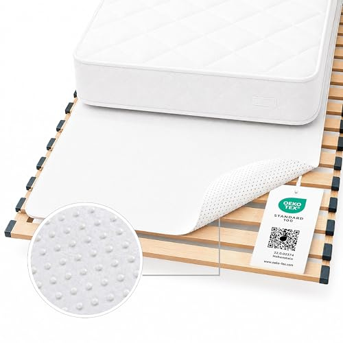 Matratzenunterlage 200x200 cm - Rutschfester Matratzenschoner aus Nadelfilz | Schützt vor Abrieb & Verrutschen - Antirutsch-Noppen für sicheren Halt, atmungsaktiv, waschbar & OEKO-TEX Standard 100