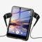 SWOFY Lettore MP3 da 128GB con Bluetooth 5.3 - Schermo touch da 2,4 pollici, suono HiFi, altoparlante integrato, funzione di registrazione, radio FM, supporto fino a 512GB, ideale per bambini (Nero)
