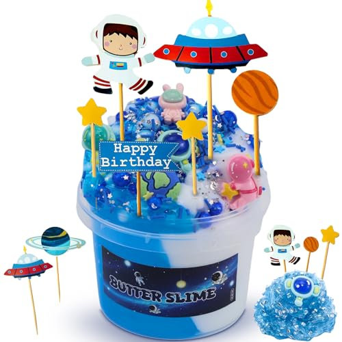Set Crystal Slime, 300 ml Set fai da te per bambini con additivi misti, set per creare lo slime, giocattolo sensoriale slime, regalo per feste per bambini, compleanni, Pasqua, Capodanno