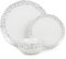 Lewis's 12 Piece Manila Plate Set/Leopard Print Dinner Sets / 4X Dinner Plates, 4X Side Plates, 4X Bowls/Microwave/Dishwasher Safe/High Grade Porcelain