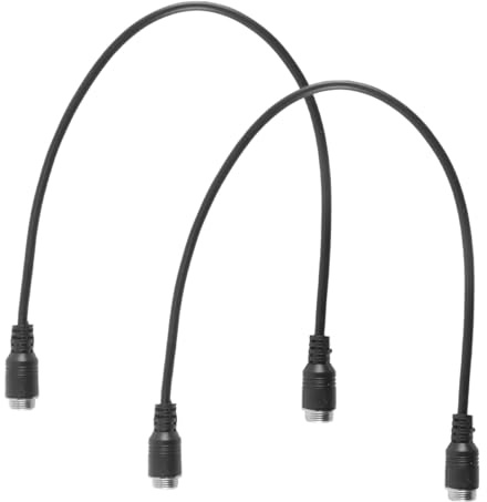 Orivin Cavo Di Prolunga Per Aviazione Maschio-maschio a 4 Pin, 2 Pezzi, Cavo Di Prolunga Con Connettore Da 40 Cm Per Telecamera Di Retromarcia CCTV Per Auto E Camion.
