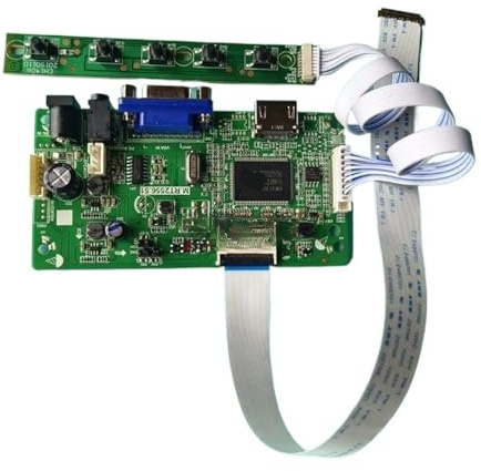 BCHGTRDR LCD Controller Driver Board for LTN140HL02-201 LTN140HL05-401 30 Pin EDP VGA 14 1920x1080 Laptop Screen HDMI-Kompatibel DIY Kit(for LTN140HL05-301)