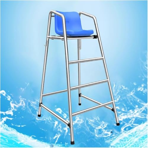 AVLLSO Aufstellbecken - Leiter für Pool, See und Strand, 120cm / 150cm / 180cm Höhe Abnehmbare Poolside Life Guard Stühle, Lasten 660lbs(M-150cm/59inch Tall)