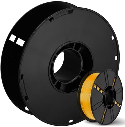 Gatuida Cable Reel Empty Rope Roller Plastic Cord Storage Spool Holder | Extension Cord Storage Reel, Black Coiled Cable Roller Wheel, Wire Spool Winder for Camping and Motorhome