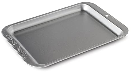 Nordic Ware Naturals Kompaktes Backblech – natürliches, unbeschichtetes Aluminium, geeignet für Toaster, Ofen und Grill