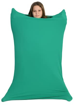 Sensory Owl Calcetín de Cuerpo Entero - TDAH - Autismo Estrés y Ansiedad Aliviar - Estimulación de Presión Profunda - Juguete de Terapia de Ejercicio Sensorial - Verde, Talla S