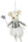 Heaven Sends Silver & White Mouse with Star Wand